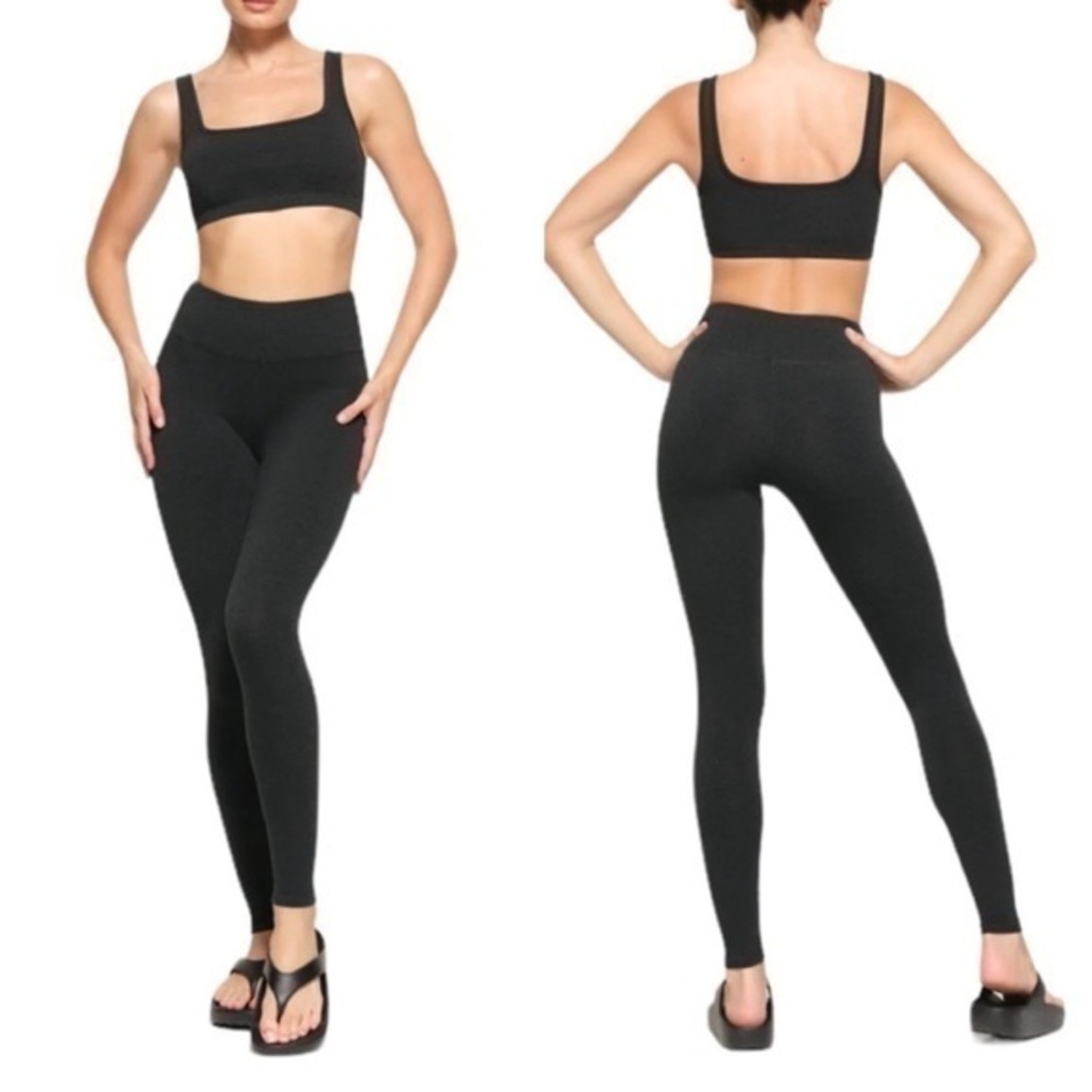 NWT Skims Outdoor High Waisted Washed Onyx‎ Charcoal Leggings Small